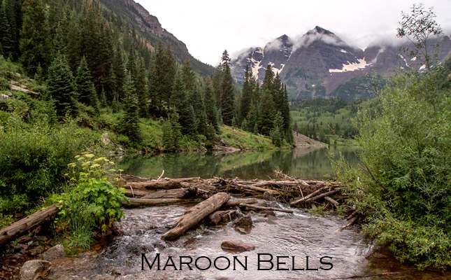 Maroon Bells near Aspen, CO